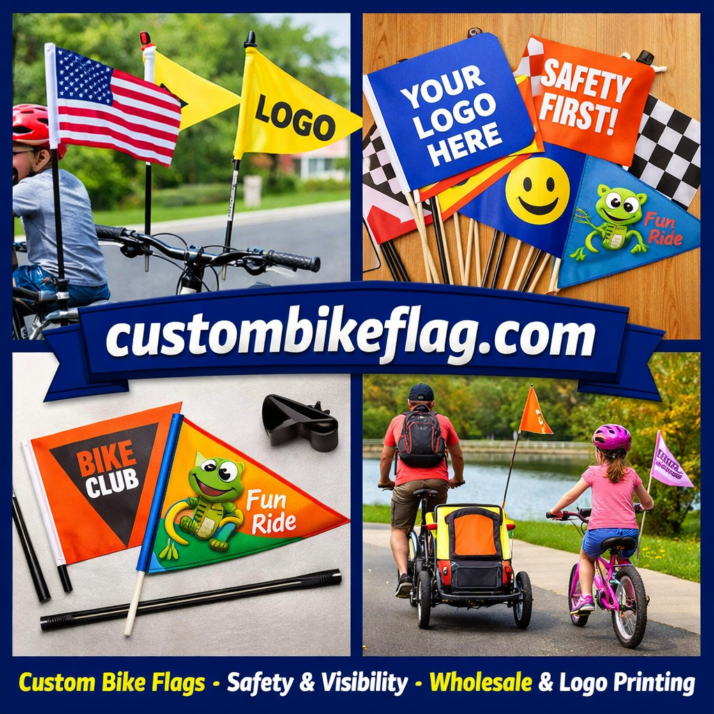Custom Bicycle Flags - custombikeflag.com
