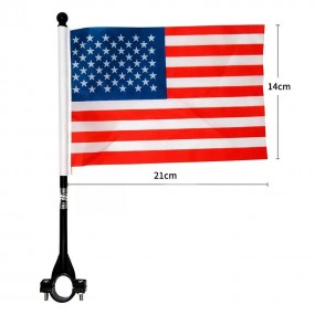 Custom Handlebar Bike Flag | Personalized Front Mount B...