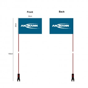 Bike Safety Flags Custom | High Visibility Bicycle Flag...