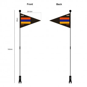 Custom Bike Flags for Advertising | Logo Bicycle Flags ...