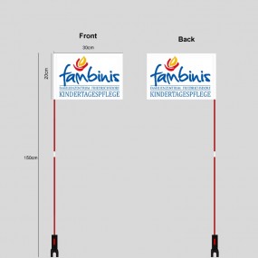 Personalized Bike Flags with Pole | Custom Bicycle Flag...