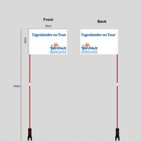 Custom Logo Bike Flags | Promotional Bicycle Banner Fla...