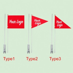 Personalized Bike Flags with Pole
