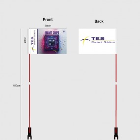 promotional bike flag USA